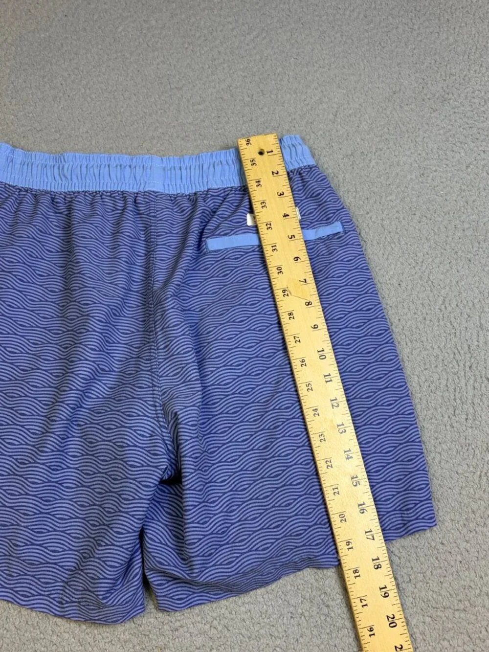 Fair Harbor Swim Shorts Trunks Mens Large Blue Drawstring Lined Beach Pool Surf